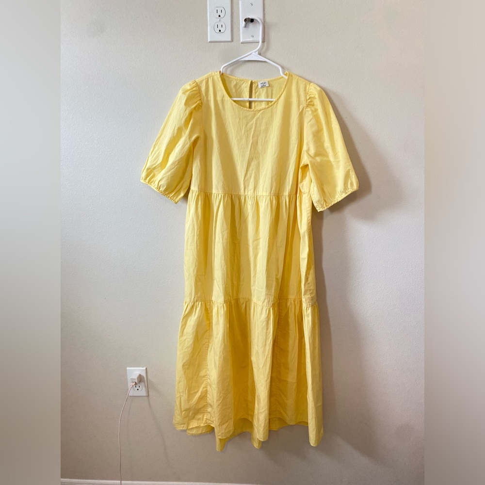 ARITZIA WILFRED || Yellow Flowy Summer Dress